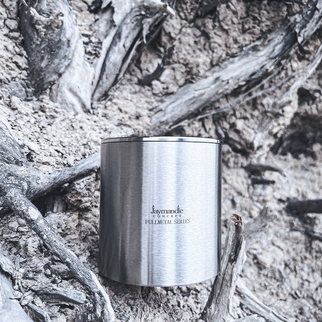精钢容器香薰蜡烛杯 春季系列  FULLMETAL SERIES Scented Candle - 蜡烛/烛台 - 蜡 银色