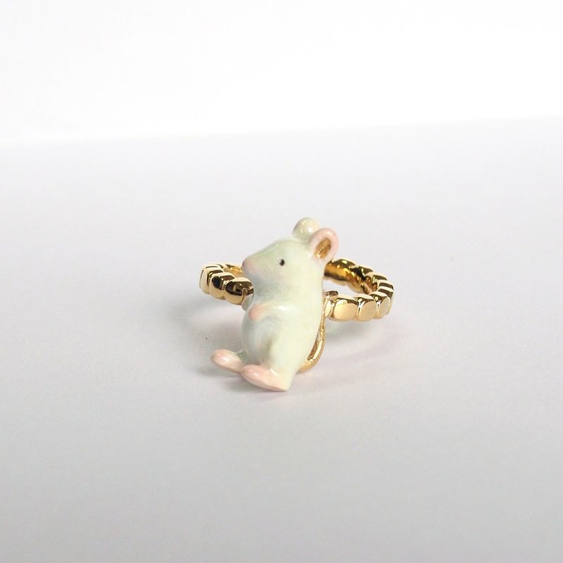 Mouse Ring - 其他 - 其他金属 白色