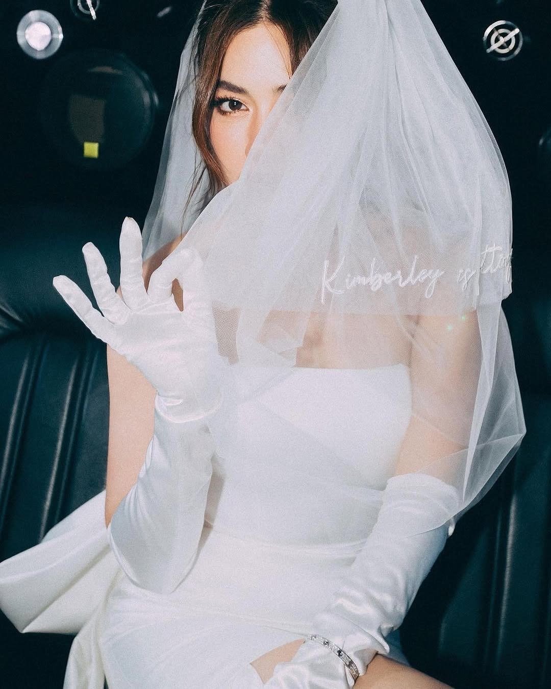 Kimberley Veil - 发饰 - 聚酯纤维 白色