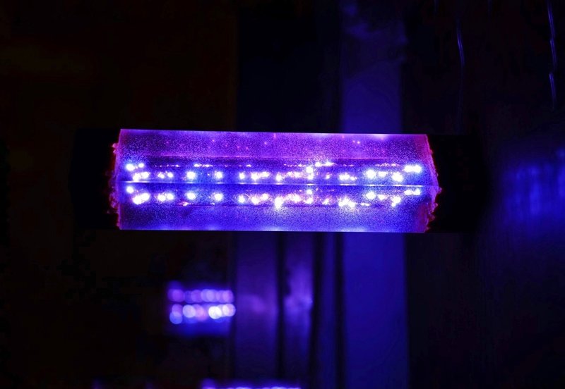 【星空小夜灯】木质灯饰 / epoxy / 定制化 /礼物 / 蓝色 / 紫色 - 灯具/灯饰 - 树脂 多色