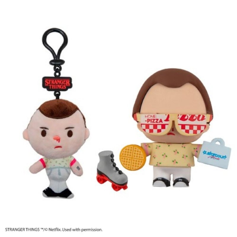 怪奇物语 - 伊莱雯 钥匙圈绒毛玩偶及橡皮擦 - 钥匙链/钥匙包 - 其他材质 多色