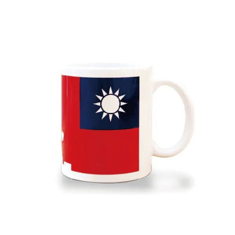 国旗杯 - 咖啡杯/马克杯 - 瓷 红色