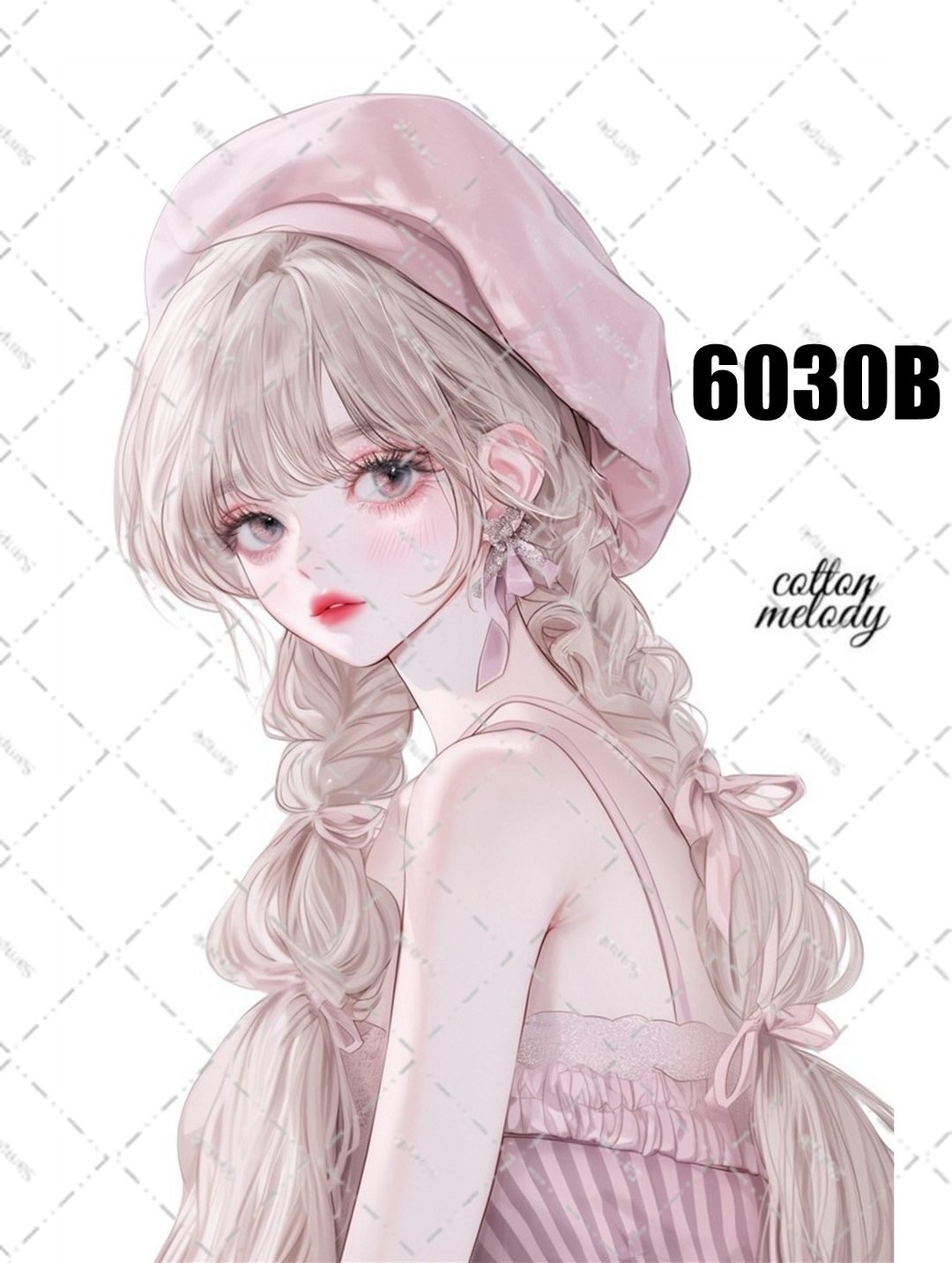 原创贴纸 No.6030B 人物贴纸 原创贴纸 人物贴纸 女孩贴纸 原创人物贴纸 - 贴纸 - 纸 