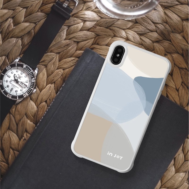 iPhone 17/15 手机壳∣轻柔米兰几何色块 MagSafe 磁吸手机壳 - 手机壳/手机套 - 塑料 灰色