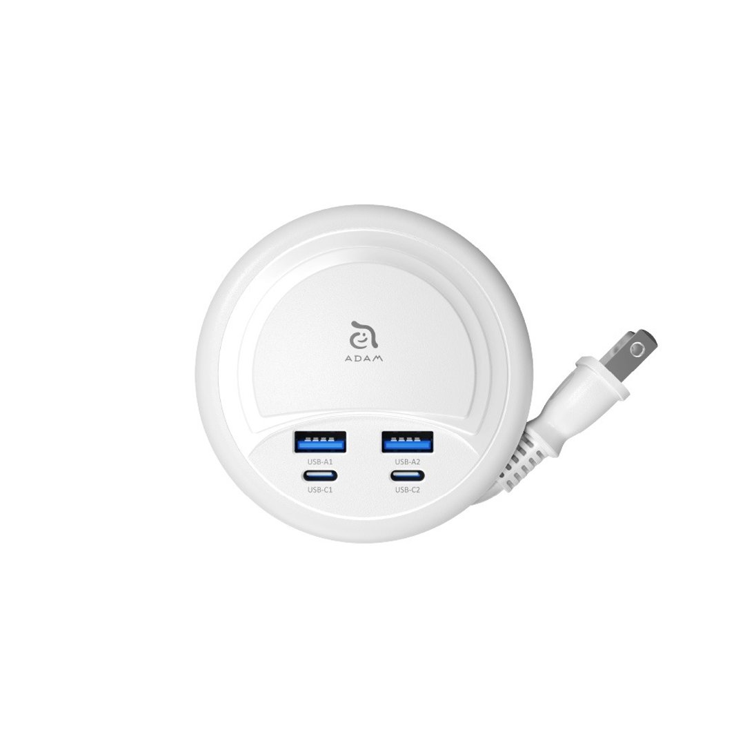ADAM 亚果元素 OMNIA G35 GaN 35W 四孔电源供应器 - 数码小物 - 塑料 白色