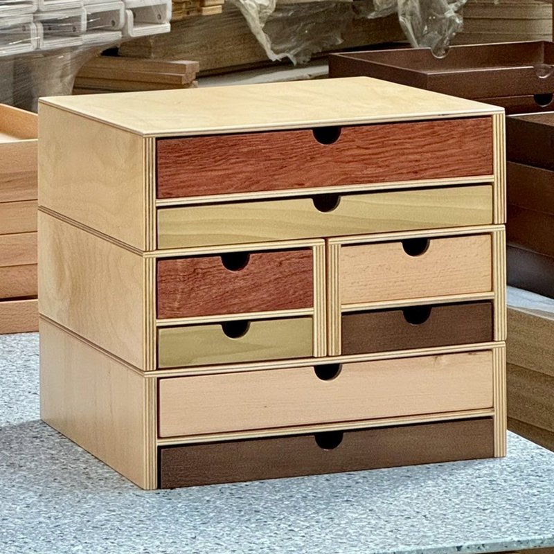 实木抽屉式收纳【 小 / 2入 】 - 收纳用品 - 木头 多色