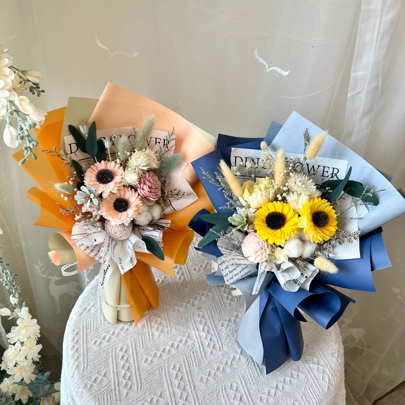 向日葵干燥花束 毕业花束 - 干燥花/捧花 - 植物．花 多色