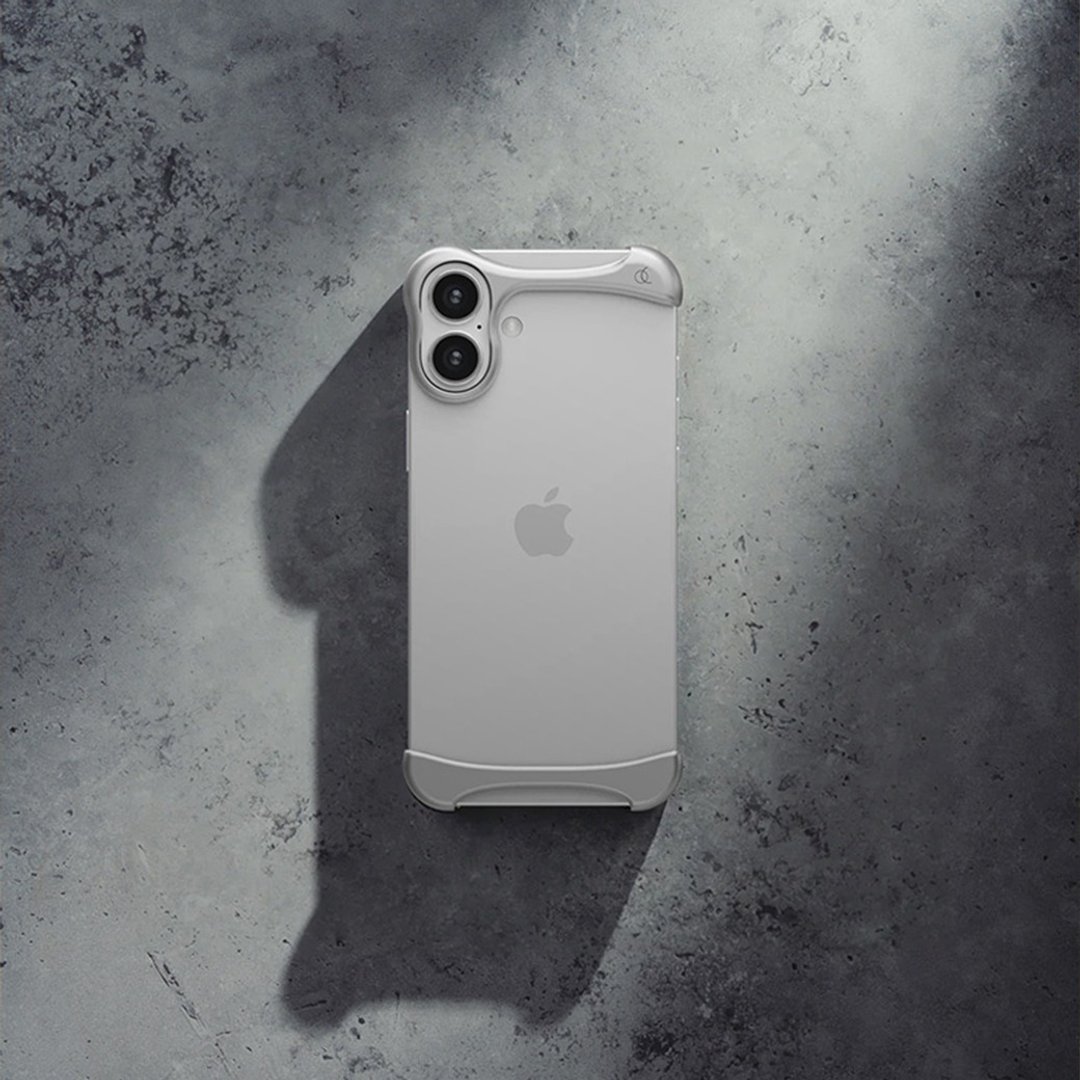 ARC | Arc Pulse iPhone 16 Plus 手机壳 消光银 - 手机壳/手机套 - 铝合金 银色