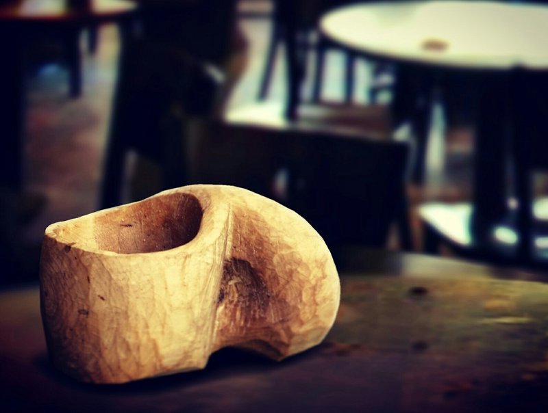 芬兰木杯 - 木工/竹艺/纸艺 - 木头 橘色