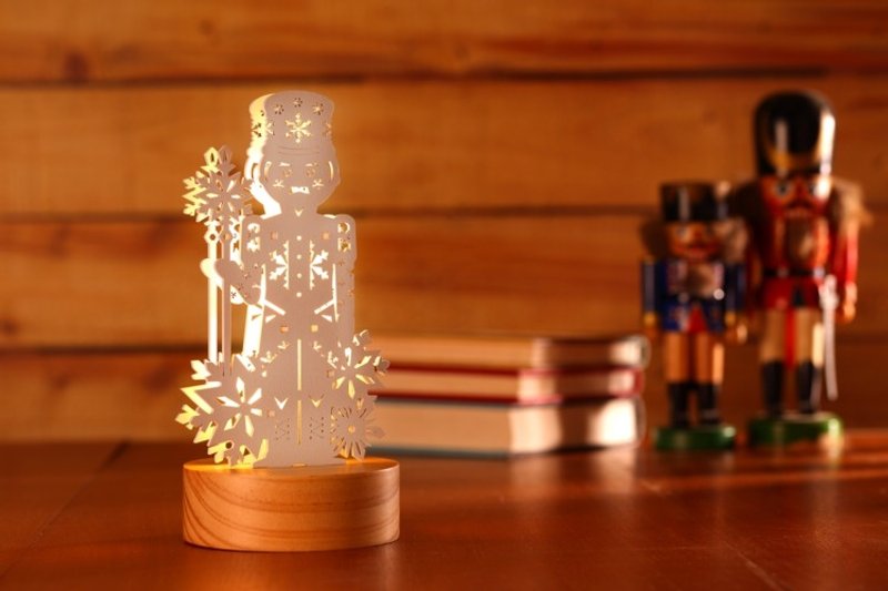 胡桃钳士兵 - 雪花王子            #可加购刻字 - 灯具/灯饰 - 木头 白色