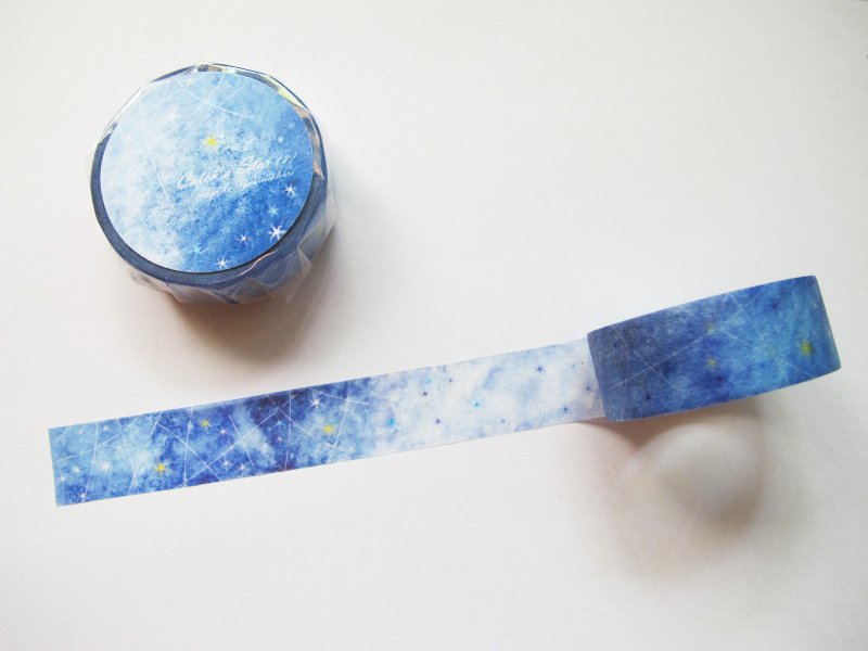 －Catch a Star (2)－ 和纸胶带 - 纸胶带 - 纸 蓝色