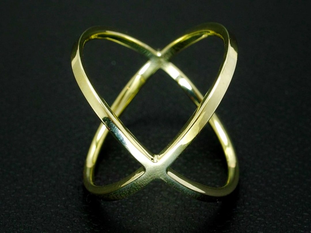 Japan Quality | inGod LOVE Ring KISS 18K - 戒指 - 其他金属 金色