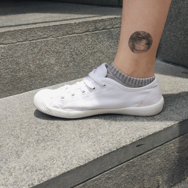 cottontatt pluto 冥王星 手绘 纹身贴纸 - 纹身贴 - 其他材质 黑色