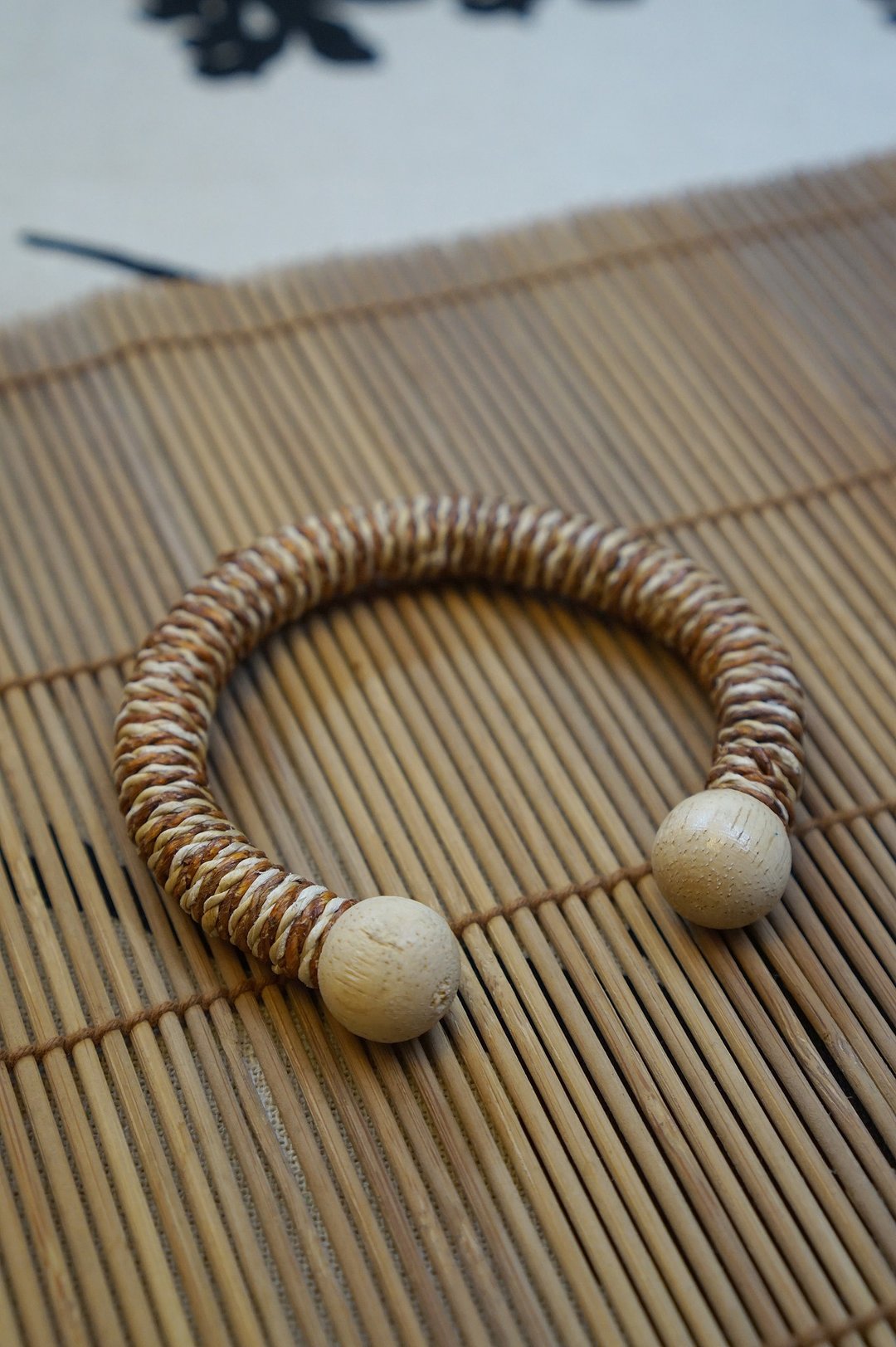 EARTH.er  │天然香蕉树纤维手镯 #S-3 ● Banana Trees Fiber Bracelet #S-3│ :: 香港原创设计品牌 :: - 手链/手环 - 植物．花 咖啡色