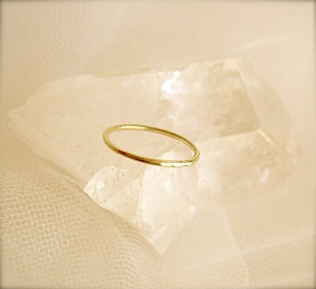 Plain ring - 戒指 - 其他金属 金色