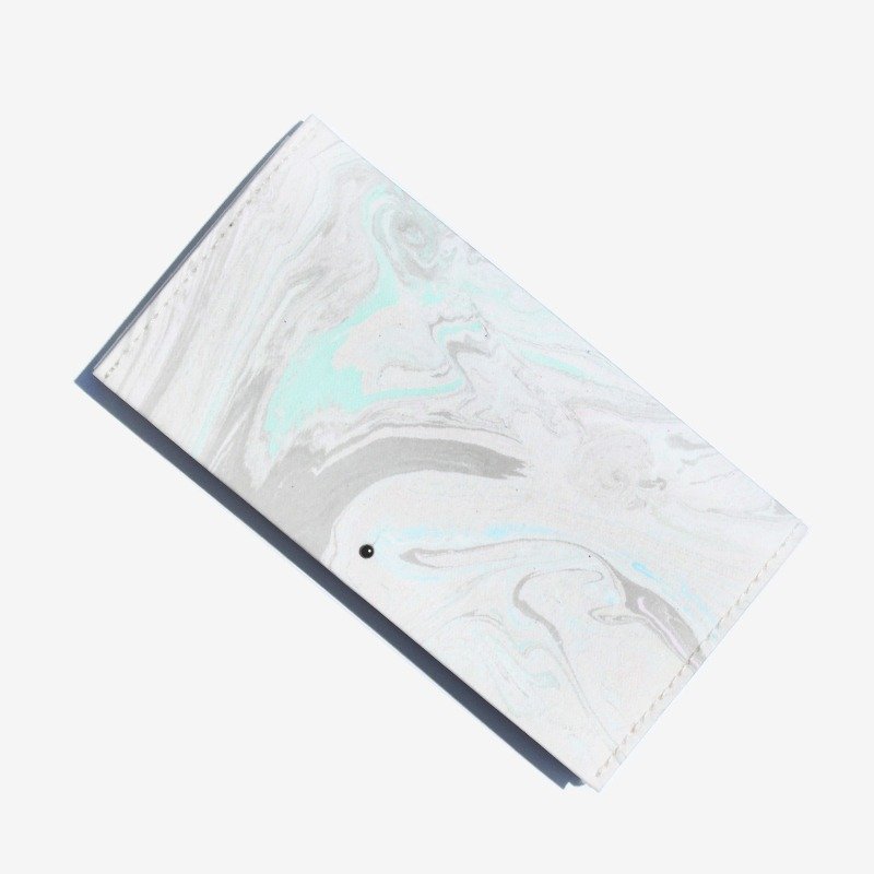 MTS｜水洗牛皮纸长夹 · 矿物质 · ML160319 - 皮夹/钱包 - 纸 多色