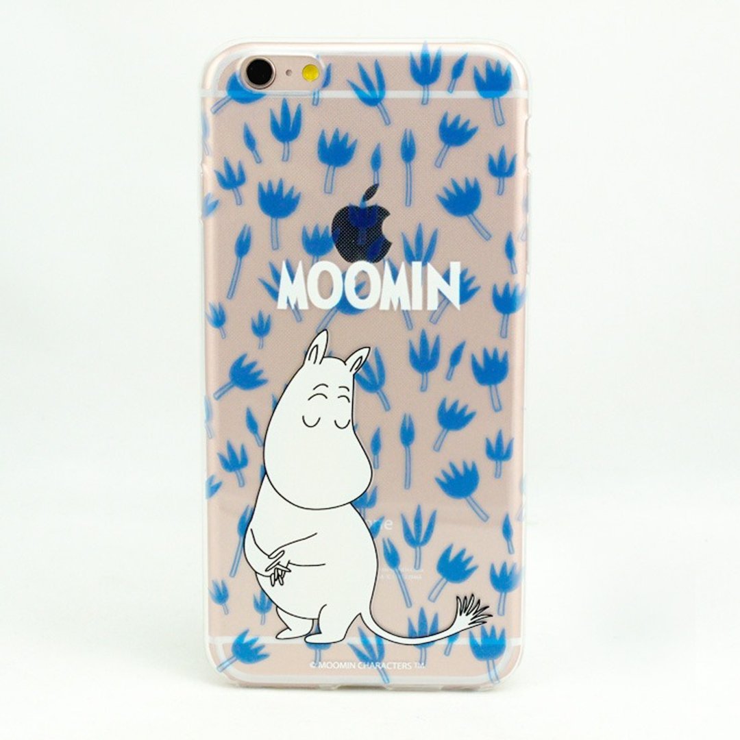 Moomin正版授权-害羞的噜噜米 透明防撞空压手机壳 - 手机壳/手机套 - 硅胶 透明