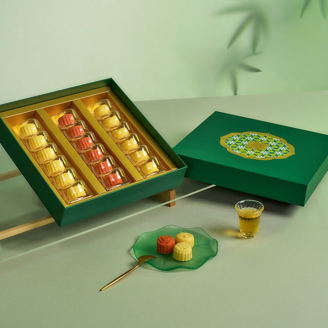 【端午早鸟优惠】端午限定 综合冰豆糕礼盒 - 茶 - 新鲜食材 绿色
