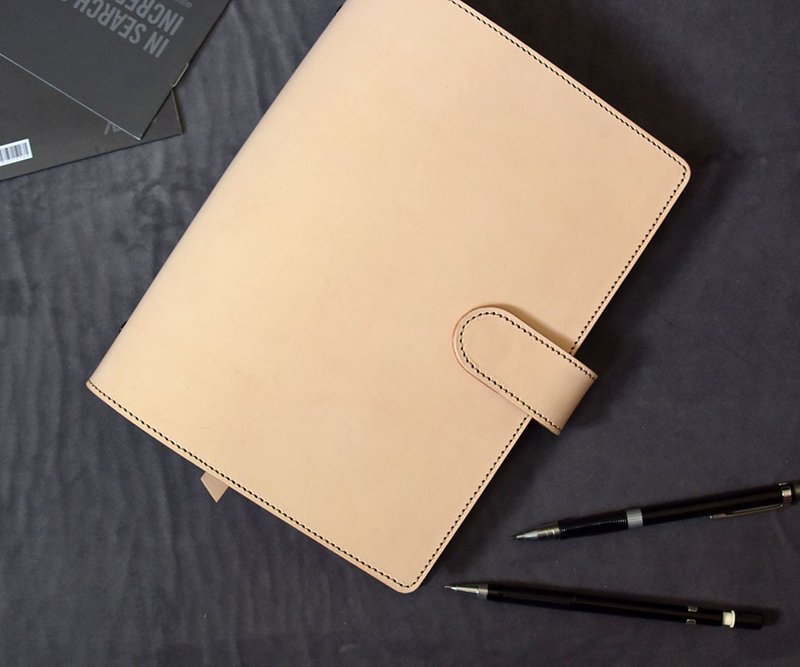 真皮活页笔记本 细版隐形磁扣款 - 笔记本/手帐 - 真皮 