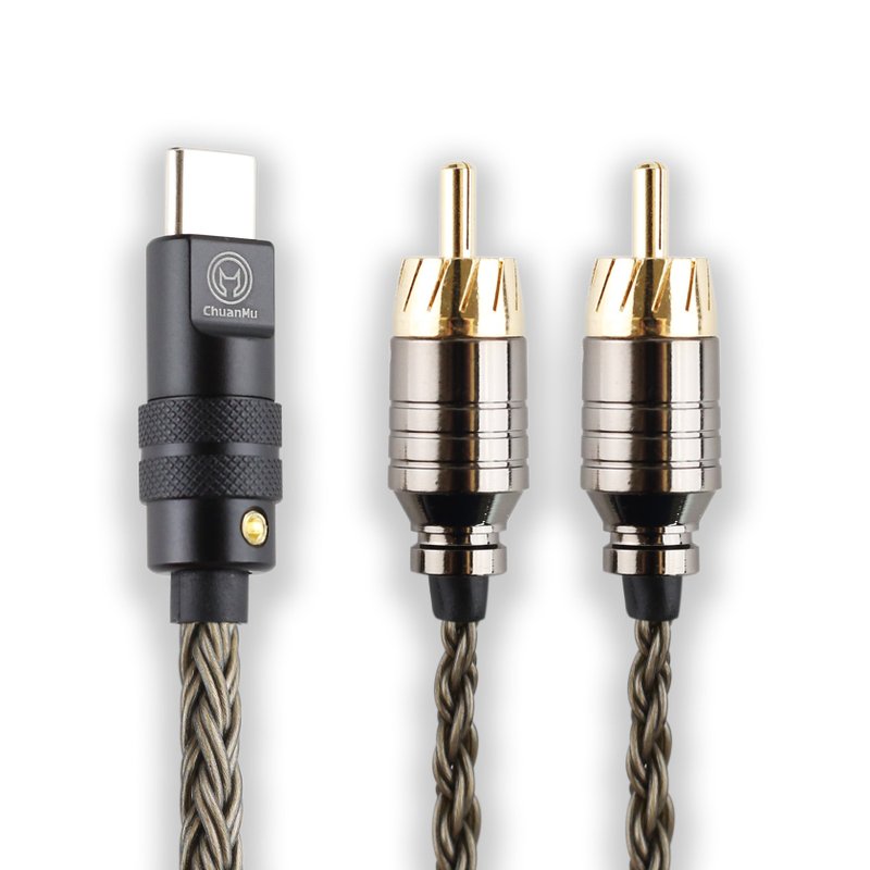 TypeC to RCA 16股7N单晶铜镀银【M206】双莲花 转2RCA 信号线 - 数码小物 - 其他材质 