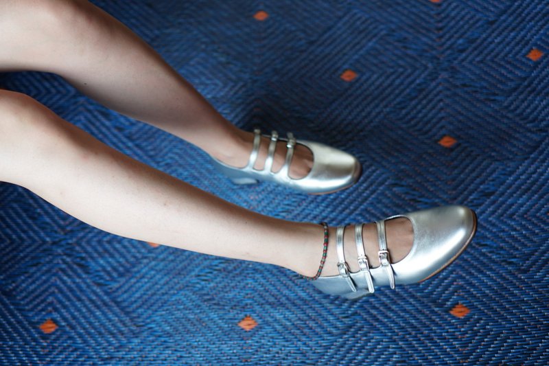 Charlotte Apollo - 其他女款皮鞋 - 真皮 银色