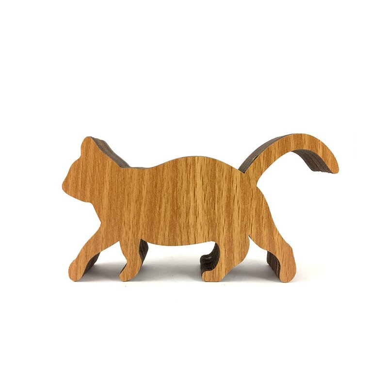 【教师节礼物】凯莉丝猫咪音乐盒(003款) - 音乐专辑 - 木头 橘色