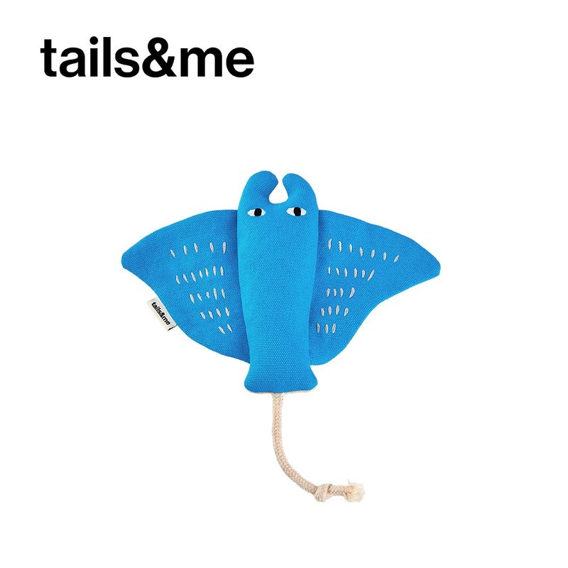 【tails&me 尾巴与我】尾巴毛伙伴-宠物猫草玩具(魟鱼) - 玩具 - 其他材质 多色