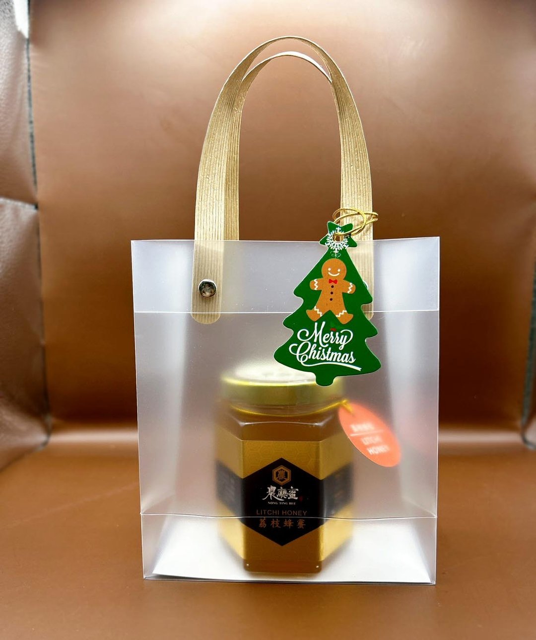 100% 荔枝蜂蜜_230g 玻璃瓶小容量 - 蜂蜜/黑糖 - 新鲜食材 橘色
