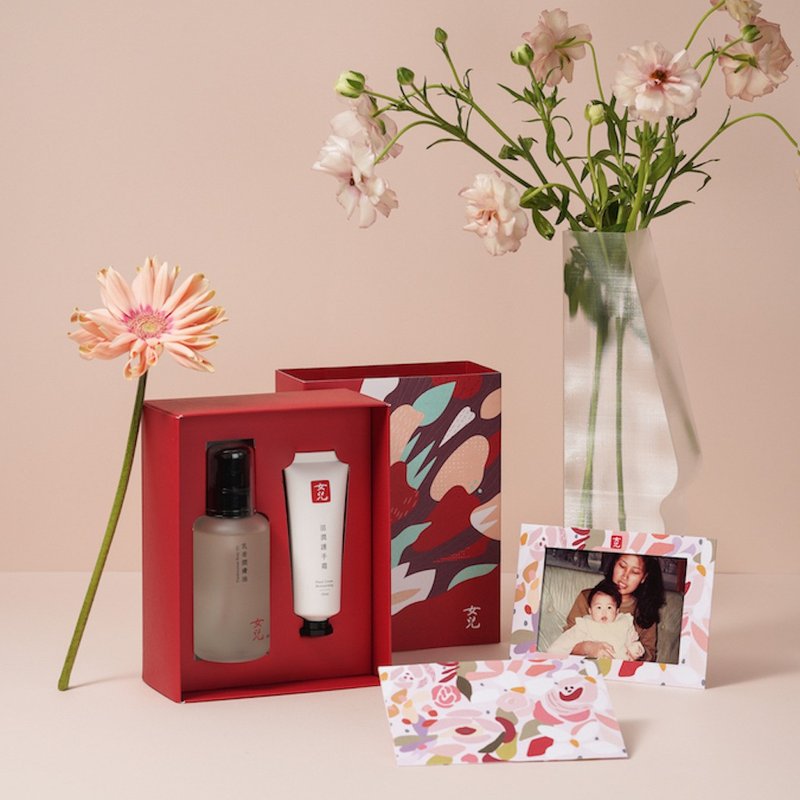 【母亲节礼盒】暖手暖心感谢礼盒 (护手霜/润肤油) - 身体护肤/按摩油 - 纸 红色