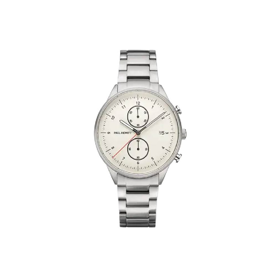 Paul Hewitt Watch Chrono II - 对表/情侣表 - 不锈钢 白色