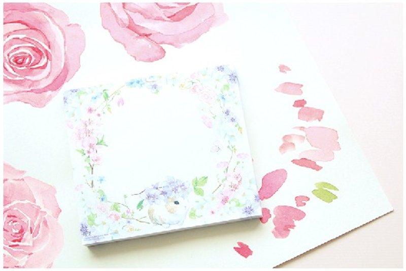 memo纸 - 花冠兔子（紫） - 便条纸/标签贴 - 纸 紫色