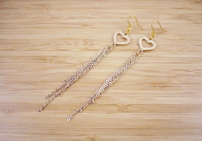 【爱情的枷锁】 手工耳环 - 耳环/耳夹 - 其他金属 多色