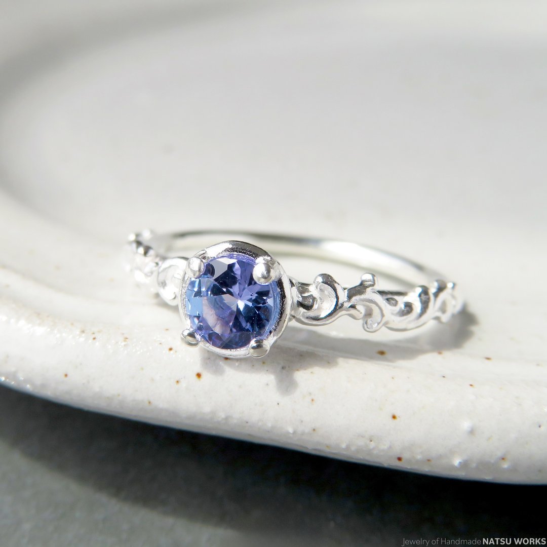 坦桑石 戒指 / Tanzanite Ring - 戒指 - 宝石 蓝色