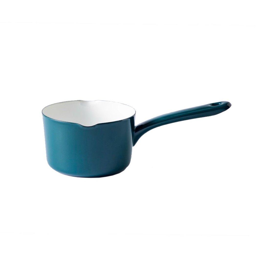 TAKUMI 匠系列 单柄珐琅牛奶锅 森林绿  12cm - 厨房用具 - 珐琅 绿色