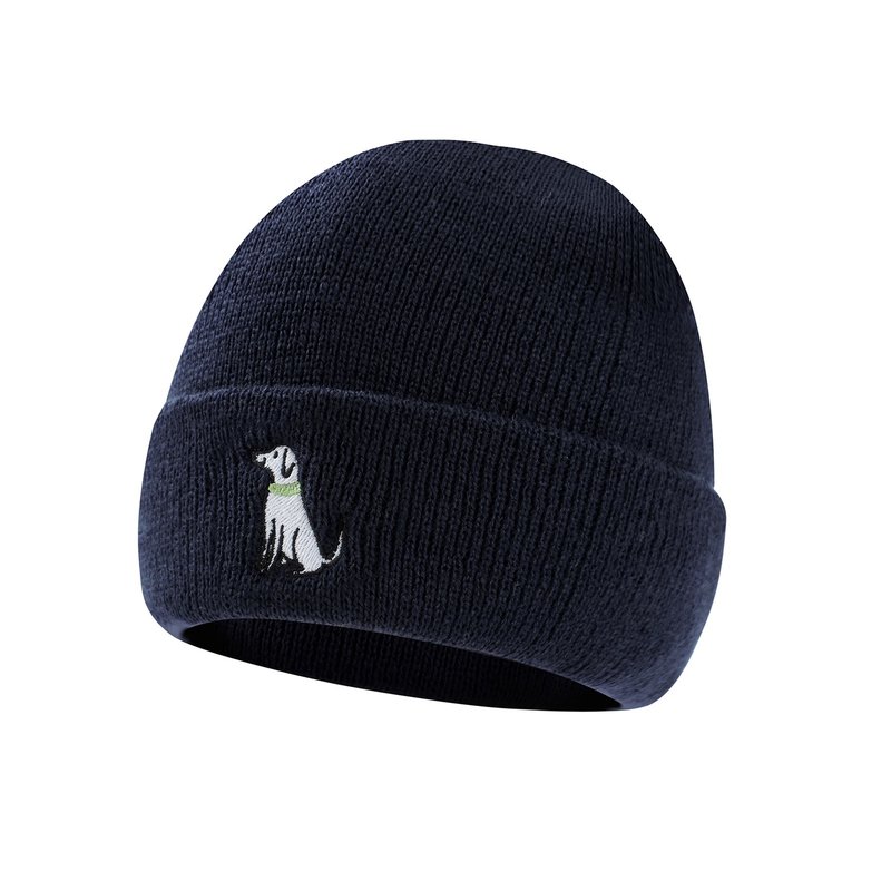 狗狗 Buddy 冷帽/ 针编帽 (军蓝色) - 帽子 - 压克力 蓝色