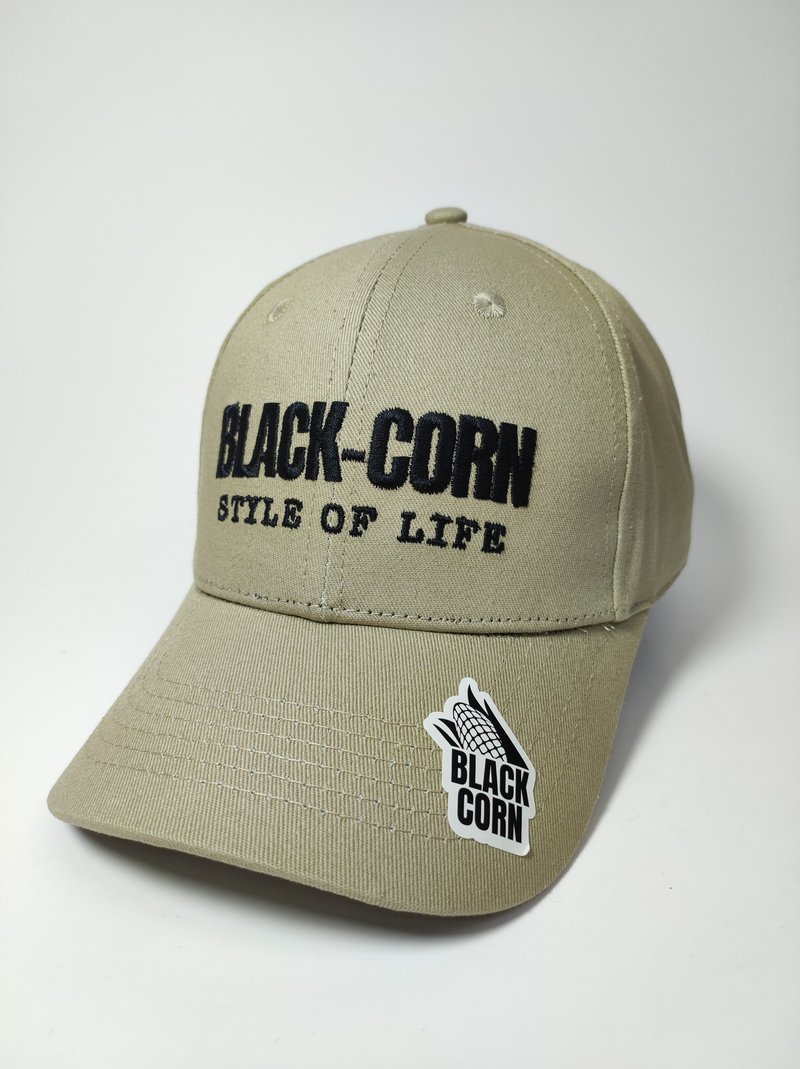 CAPTAIN CURVED ADJUSTABLE CAP 弧形可调节帽(GP230519NO1BGL) - 帽子 - 棉．麻 卡其色