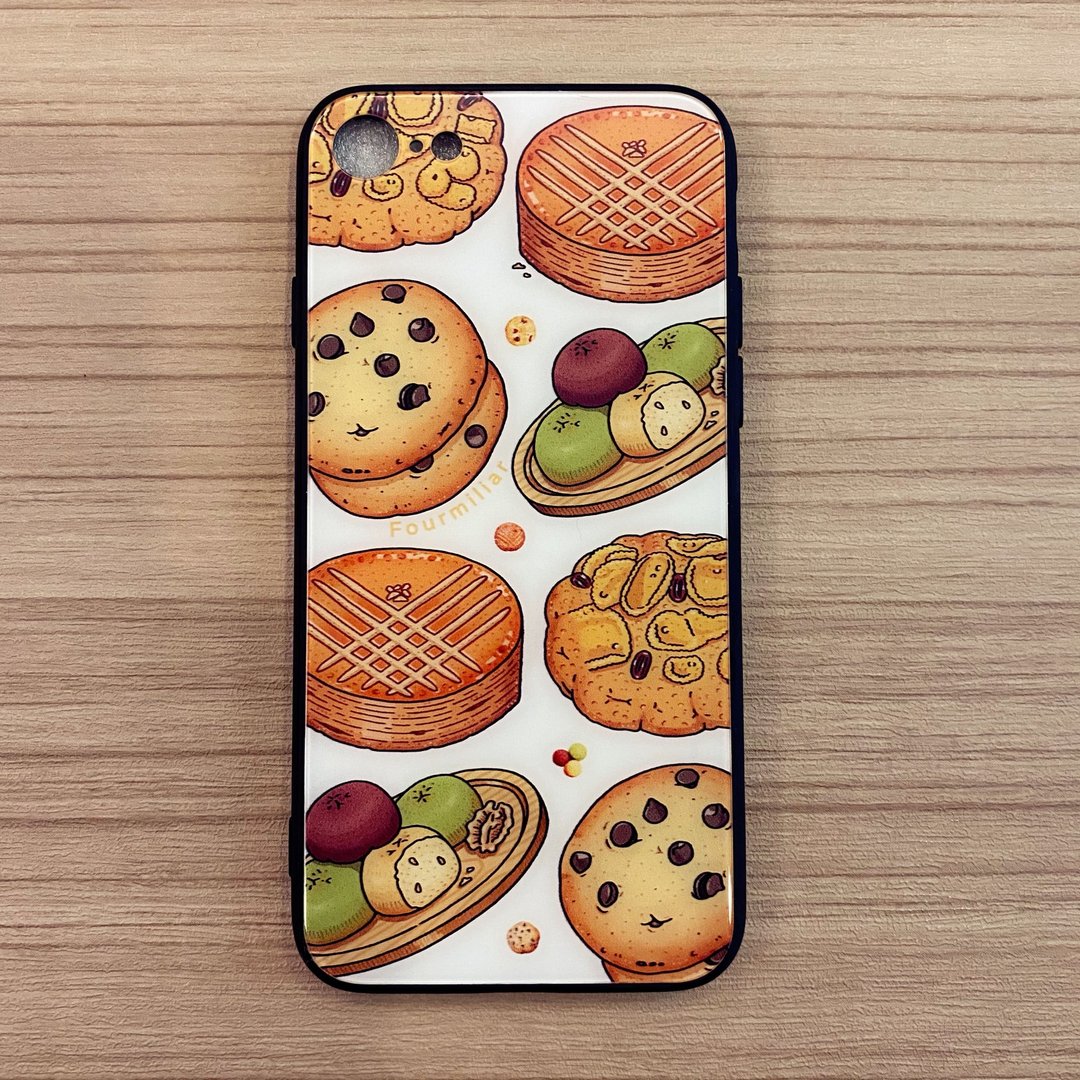 Fourmiliar 疗愈系iPhone玻璃手机壳 | 大图欧式饼干款 - 手机壳/手机套 - 玻璃 