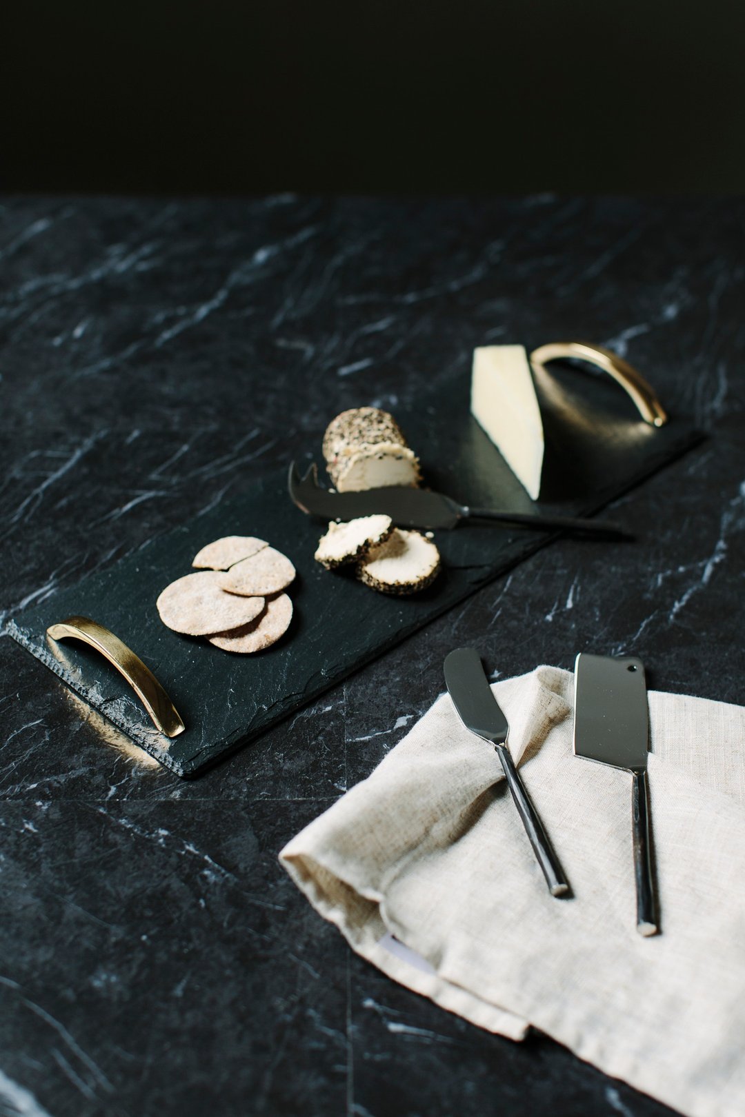 【独家代理】英国The Just Slate Company●芝士刀(起司刀)●Burnished Cheese Knives - 餐刀/叉/匙组合 - 其他金属 