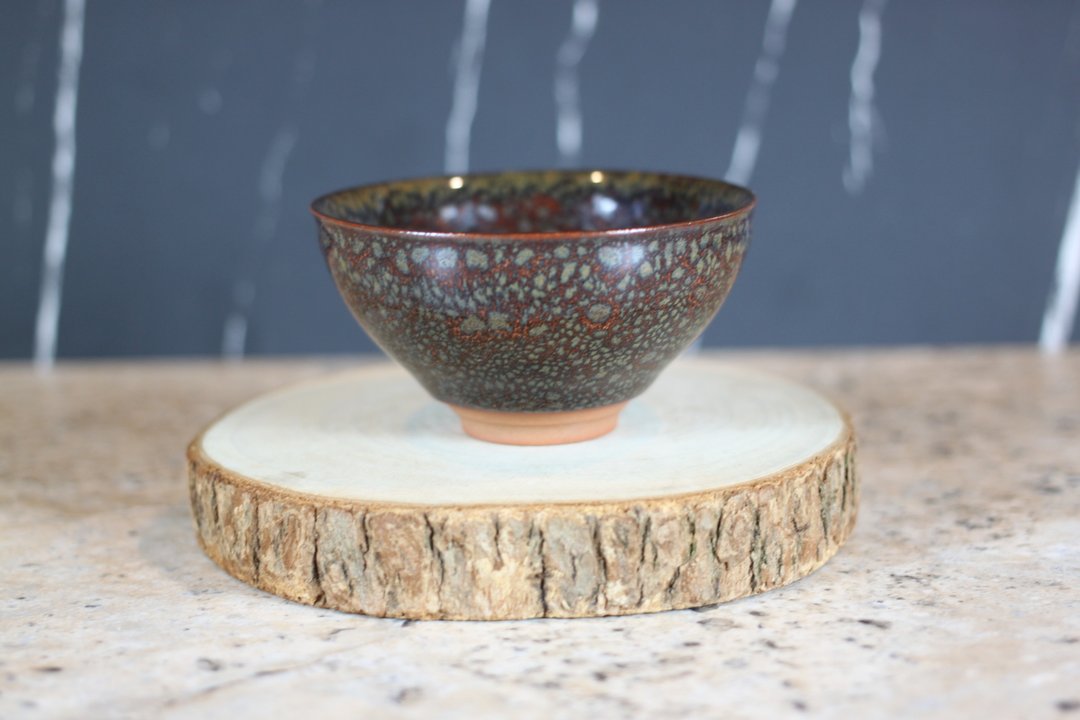【钟声响起】黑炎 天目釉茶杯 茶碗 莺歌陶艺名家叶敏祥作品 - 茶具/茶杯 - 陶 