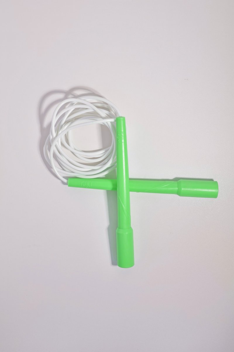 【J3】跳绳 速度绳 3米 (长柄-草坪绿) - 运动/健身用品 - 塑料 绿色