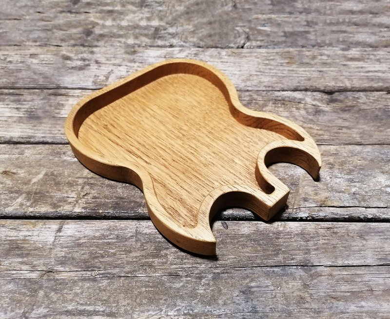 Personalized Guitar Tray, Custom Tray, Guitar Pick Holder, Catch All Tray - 吉他配件 - 木头 金色