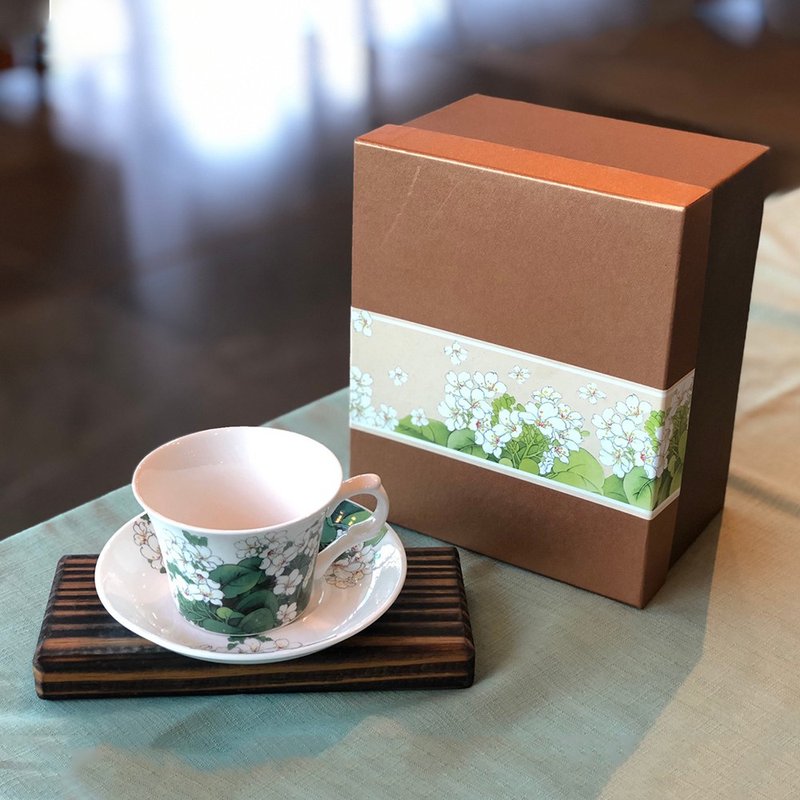 新太源-油桐咖啡杯盘组 - 茶具/茶杯 - 陶 