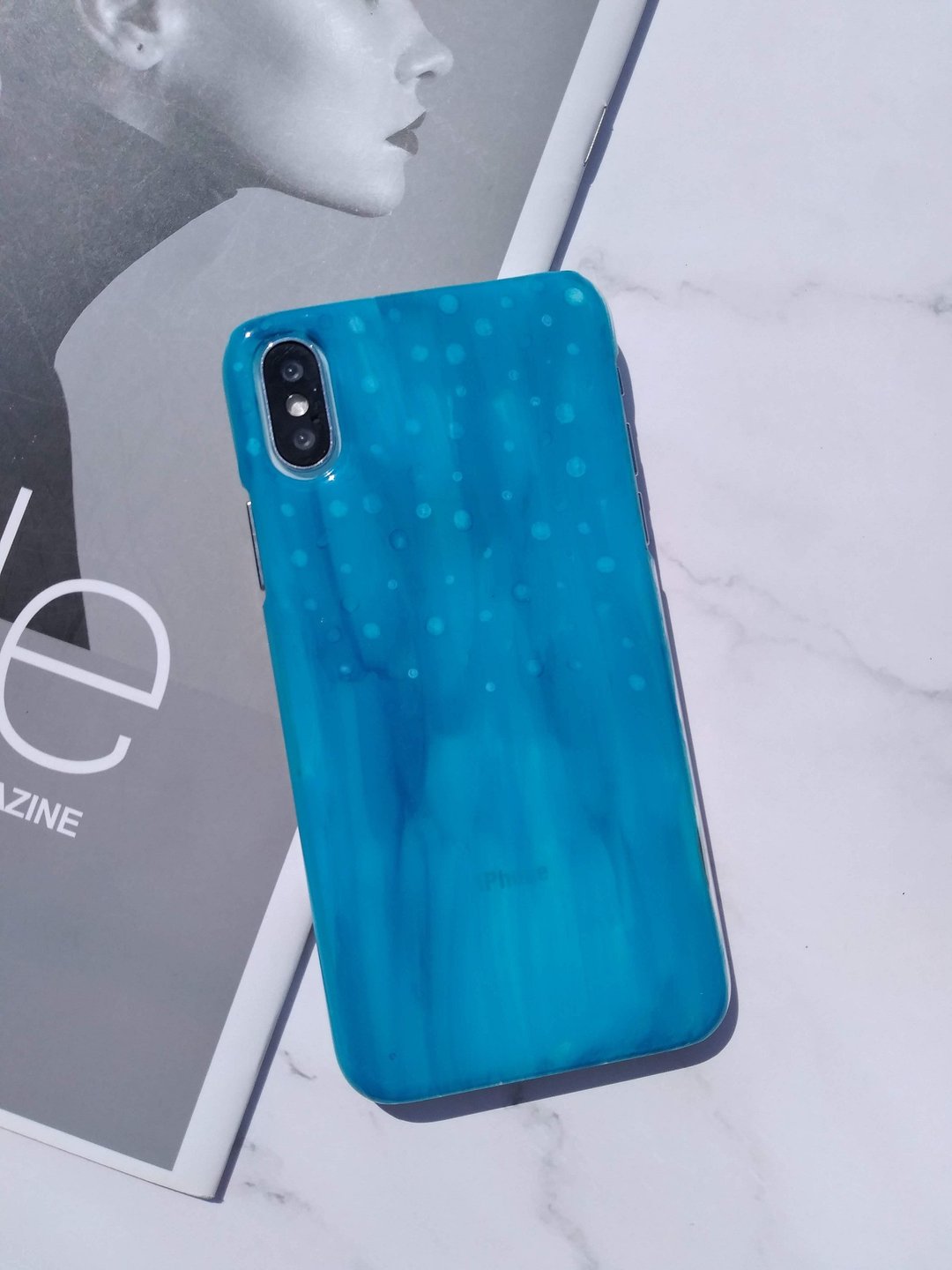 Annys workshop手绘手机保护壳,iPhone X/XS适用 - 手机壳/手机套 - 塑料 蓝色
