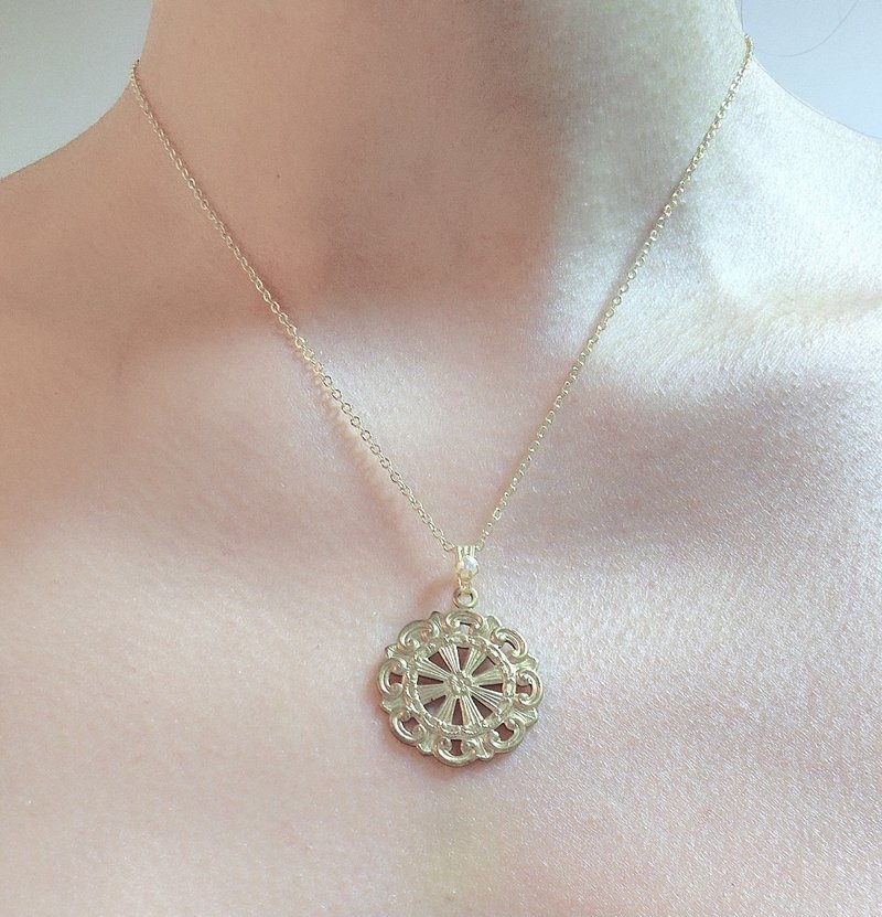 圣诞礼物-铜电金项链/项链-交换礼物 - 项链 - 珍珠 金色