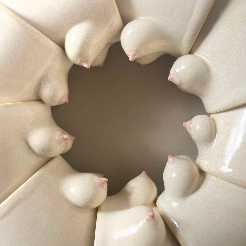 手工陶瓷咖啡奶杯 - 其他杯子 - 陶 