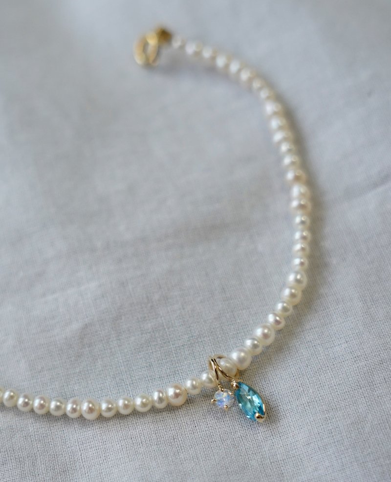 SV Birthstone Pearl Bracelet 诞生石珍珠手链 - 手链/手环 - 其他金属 多色