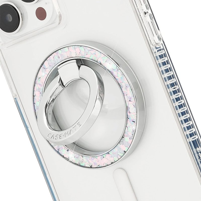 CASEMATE - MagSafe 磁吸扣环立架 - 手机座/防尘塞 - 其他金属 白色