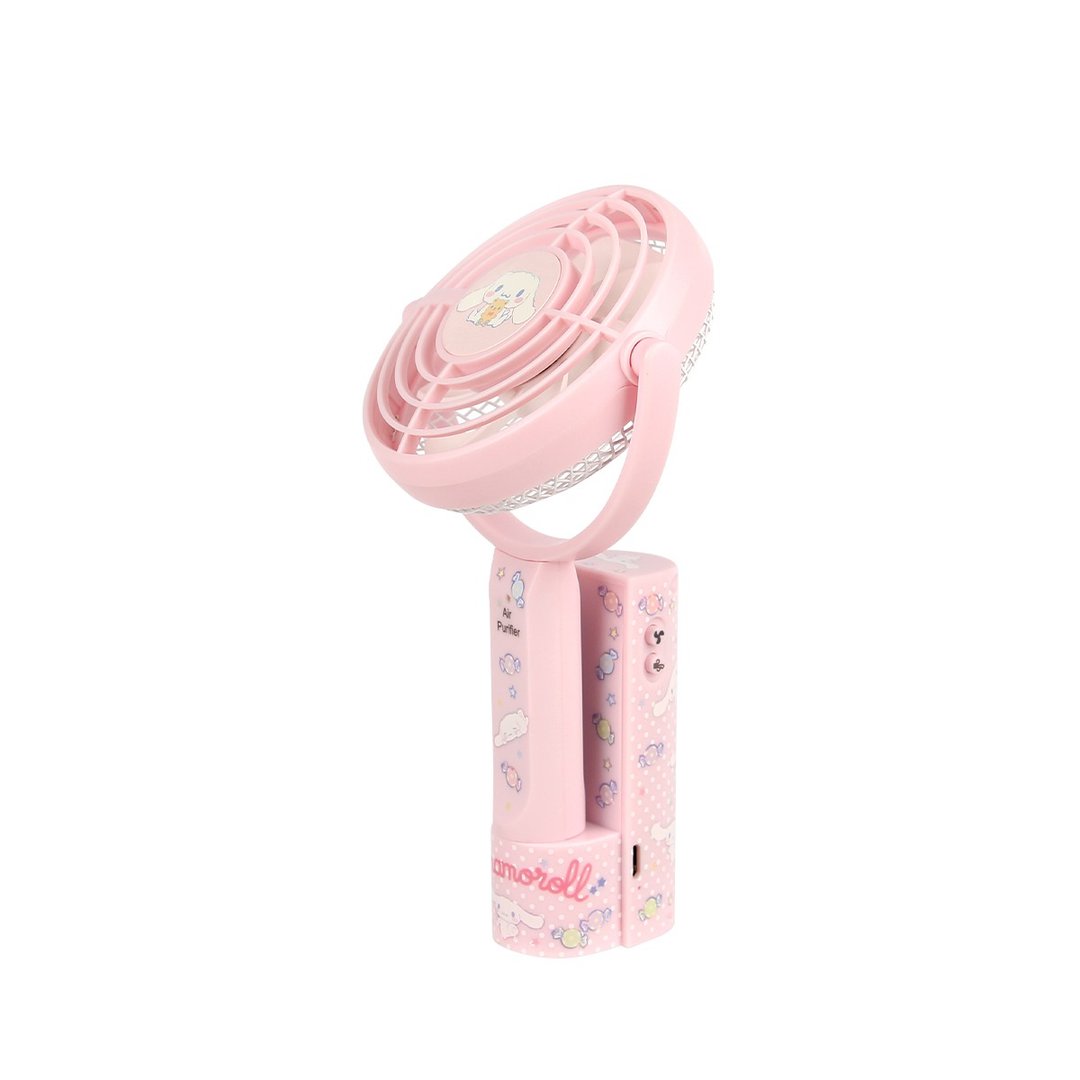 负离子空气净化器手提风扇 - Cinnamoroll - 电扇 - 塑料 粉红色