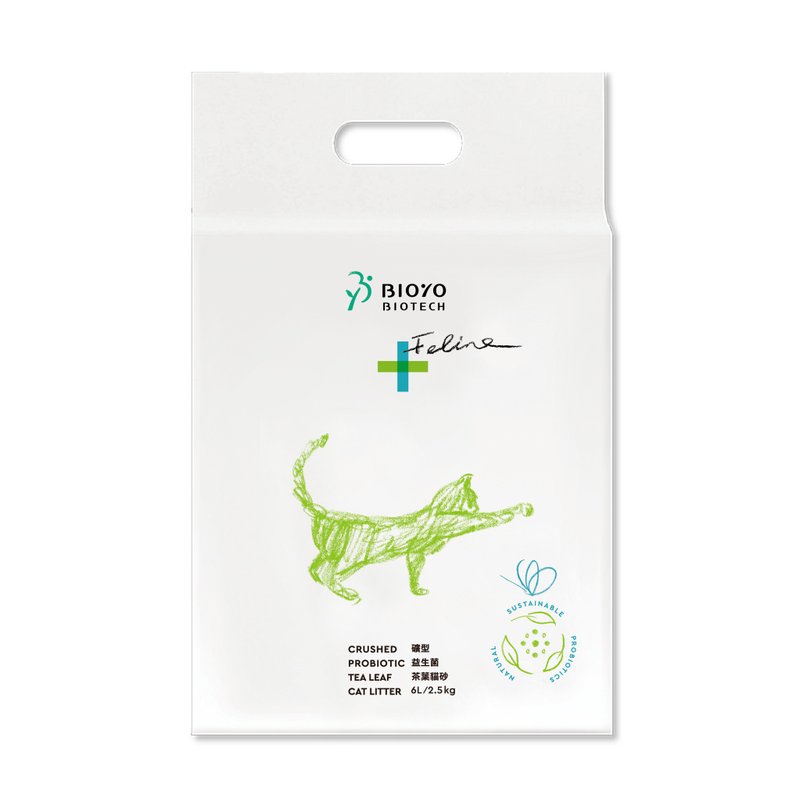 BIOYO益生菌茶叶猫砂(矿型) - 猫砂/猫砂垫 - 其他材质 