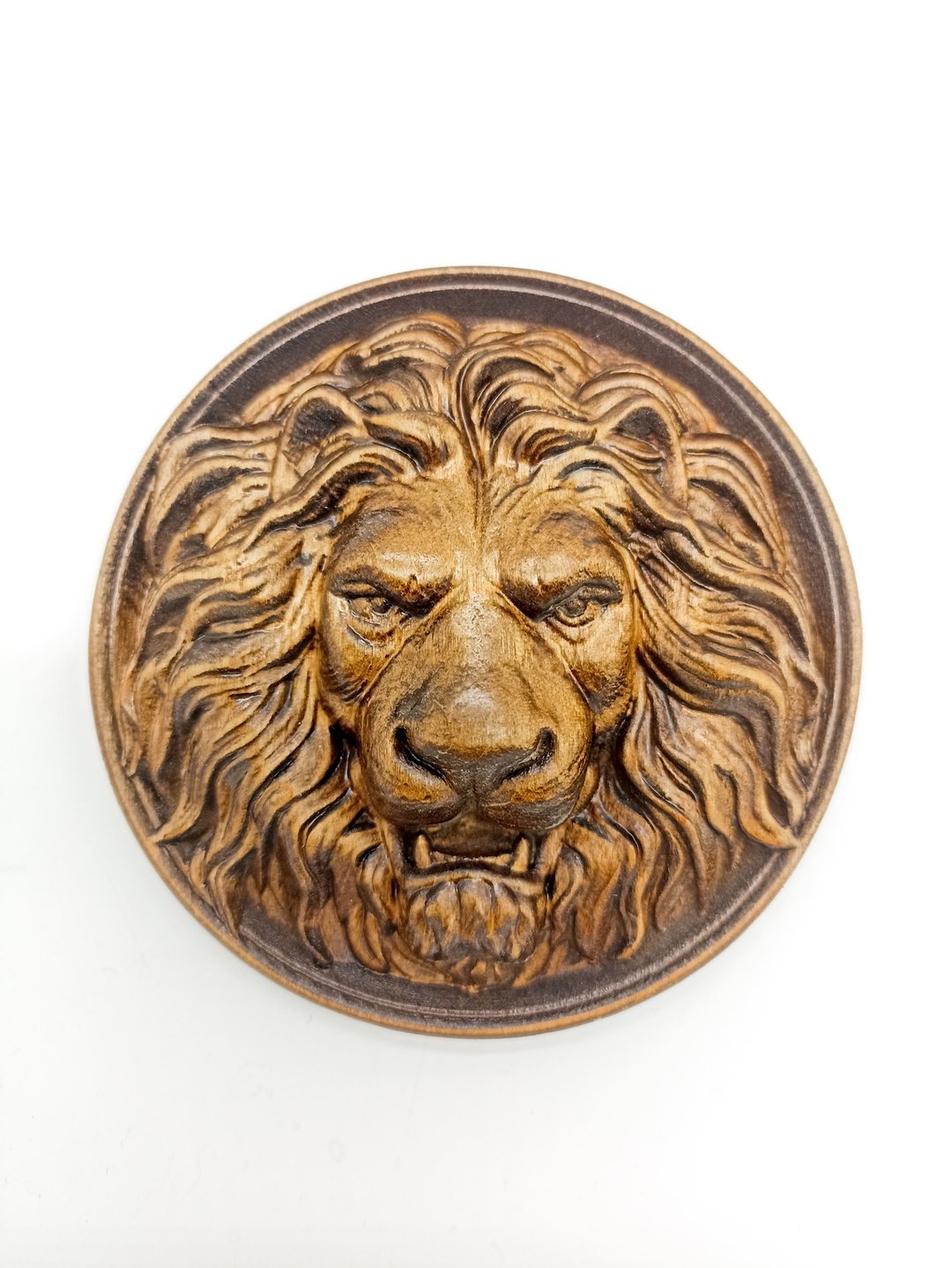 Onlay furniture lion, Wall ornament lion, Wood Appliques, Applique furniture - 木工/竹艺/纸艺 - 木头 咖啡色